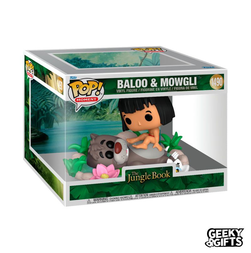 Funko Pop Moment: El Libro de la Selva - Baloo y Mowgli 1490