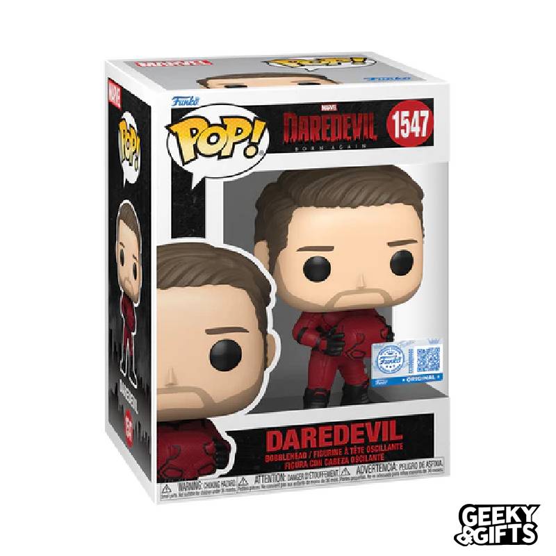 Funko Pop Marvel: Daredevil Born Again - Daredevil Unmasked 1547 Special Edition