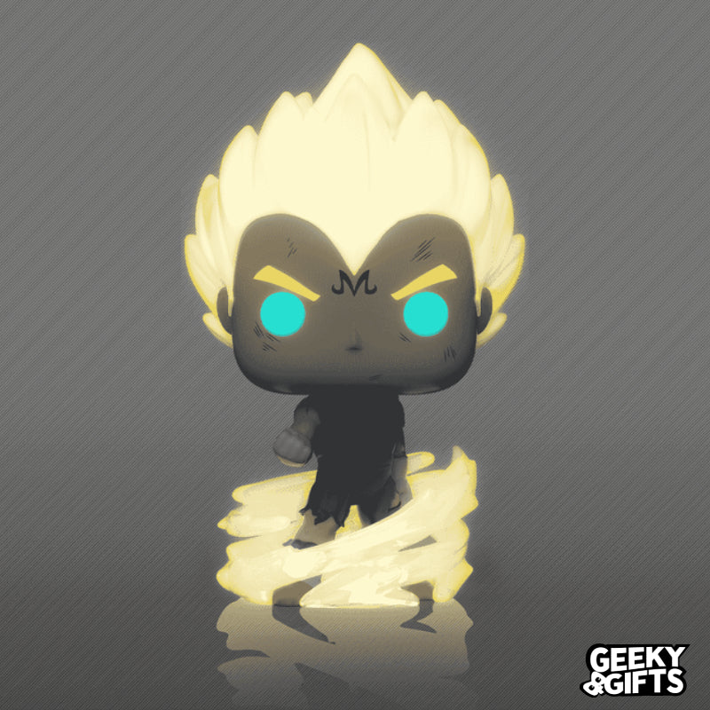Funko Pop and Tee Dragon Ball Z Majin Vegeta Glows in the Dark