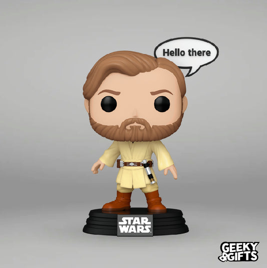 Preventa Funko Pop Star Wars: Sayings - Obi Wan Kenobi Hello There 781