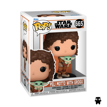 Funko Pop Star Wars: The Mandalorian - Peli Motto With Grogu 665