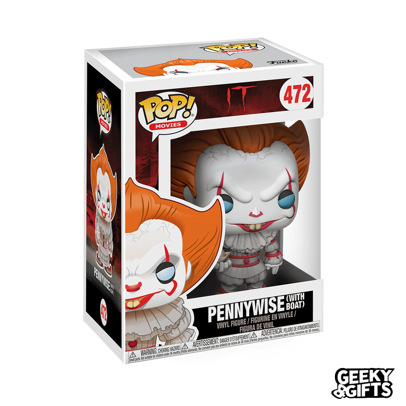 Funko Pop Movies: IT - Pennywise with Boat 472