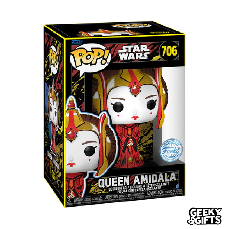 Funko Pop Star Wars: La Amenaza Fantasma - Queen Amidala 706 Special Edition