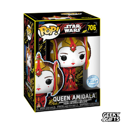 Funko Pop Star Wars: La Amenaza Fantasma - Queen Amidala 706 Special Edition