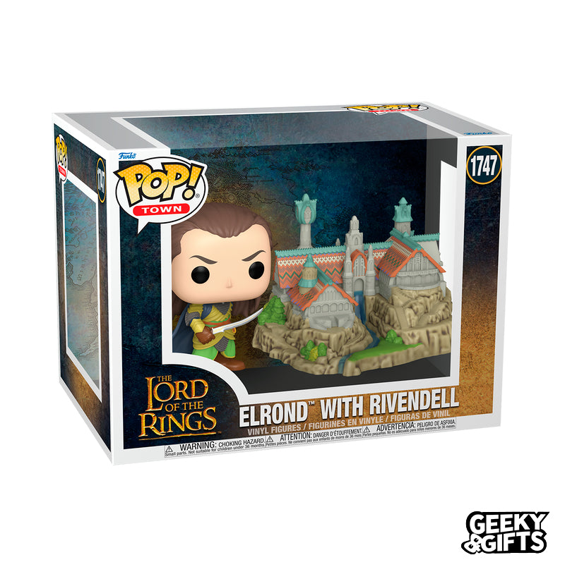 Funko Pop Town: The Lord of the Rings - Elrond with Rivendell 1747