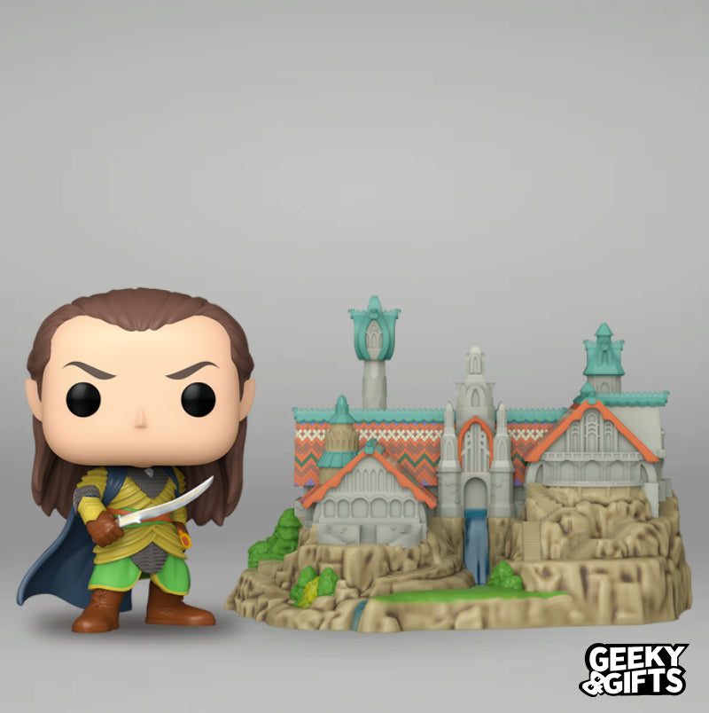Funko Pop Town: The Lord of the Rings - Elrond with Rivendell 1747