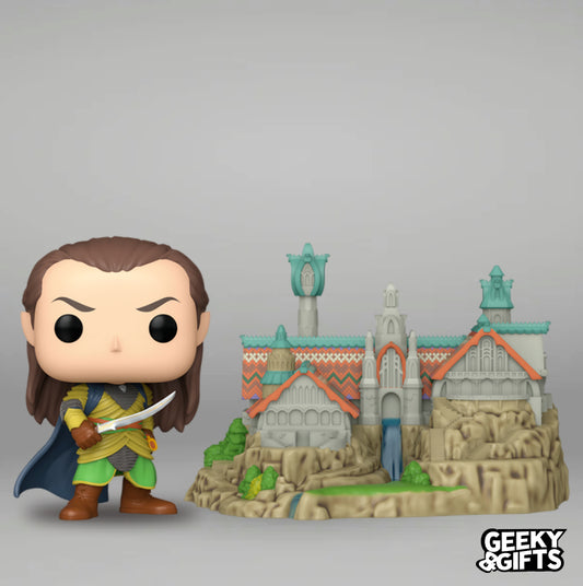 Funko Pop Town: The Lord of the Rings - Elrond with Rivendell 1747