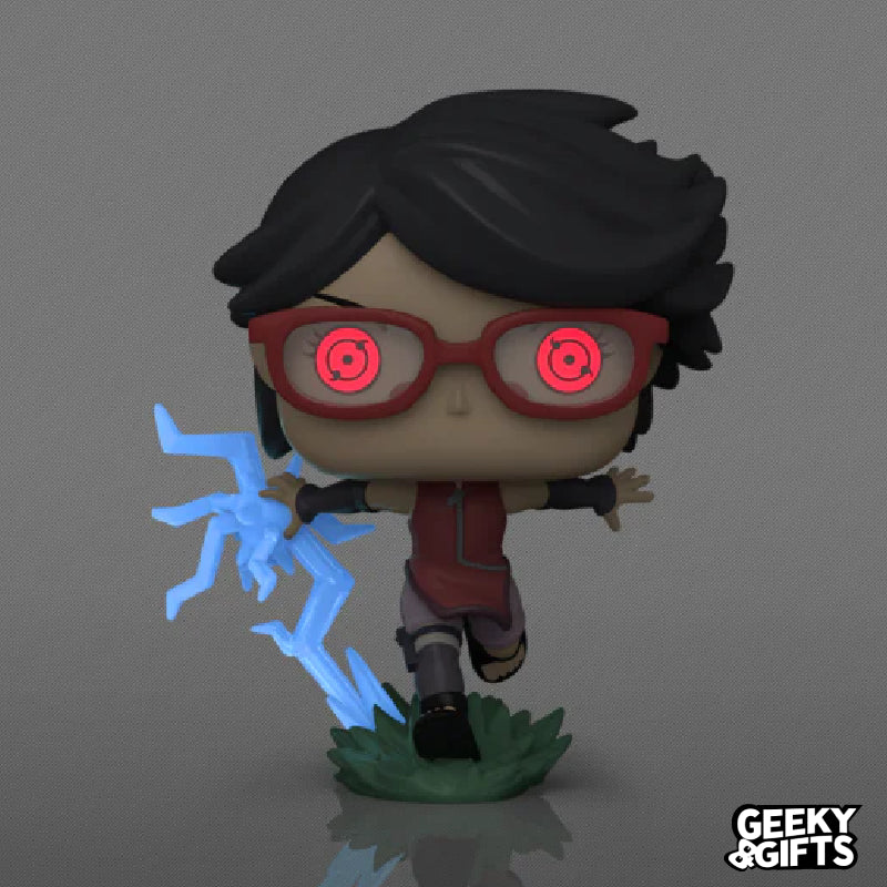 Funko Pop Animation Boruto Sarada with Sharingan 1358 Glow Exclusive