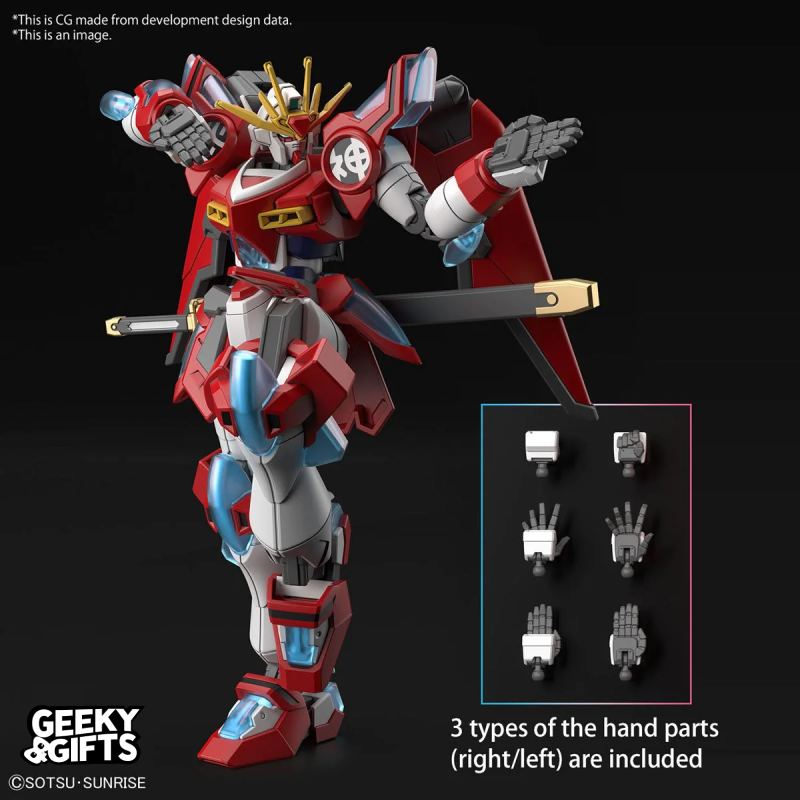 Bandai Hobby Gunpla High Grade Model Kit: Gundam Build Metaverse - Shin Burning Escala 1/144
