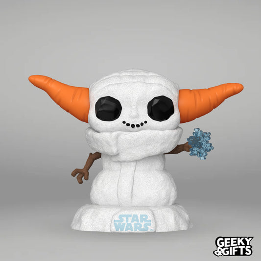 Funko Pop Star Wars: The Mandalorian Holiday - Snowman Grogu 748