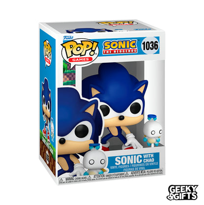 Preventa Funko Pop Games: Sonic the Hedgehog - Sonic with Chao 1036