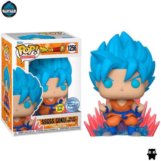 Funko Pop Animation: Dragon Ball Super - SSGSS Goku Kaio Ken Times Twenty 1256