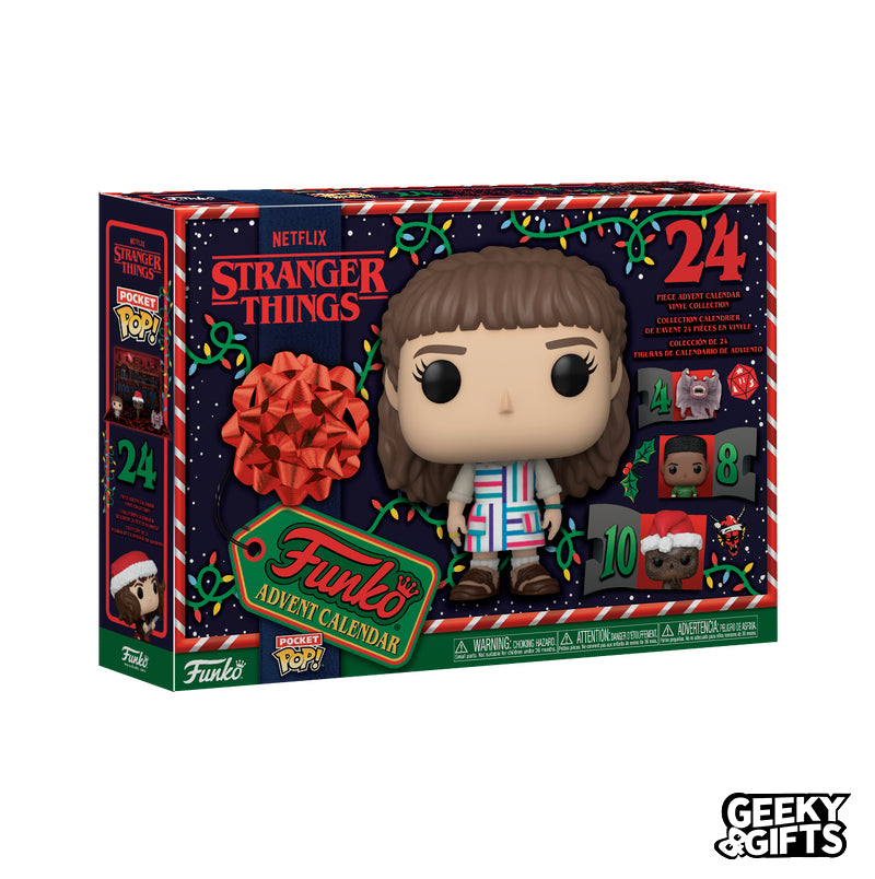 Preventa Funko Pop Calendario de Adviento: Stranger Things 24 Dias Navidad 2024