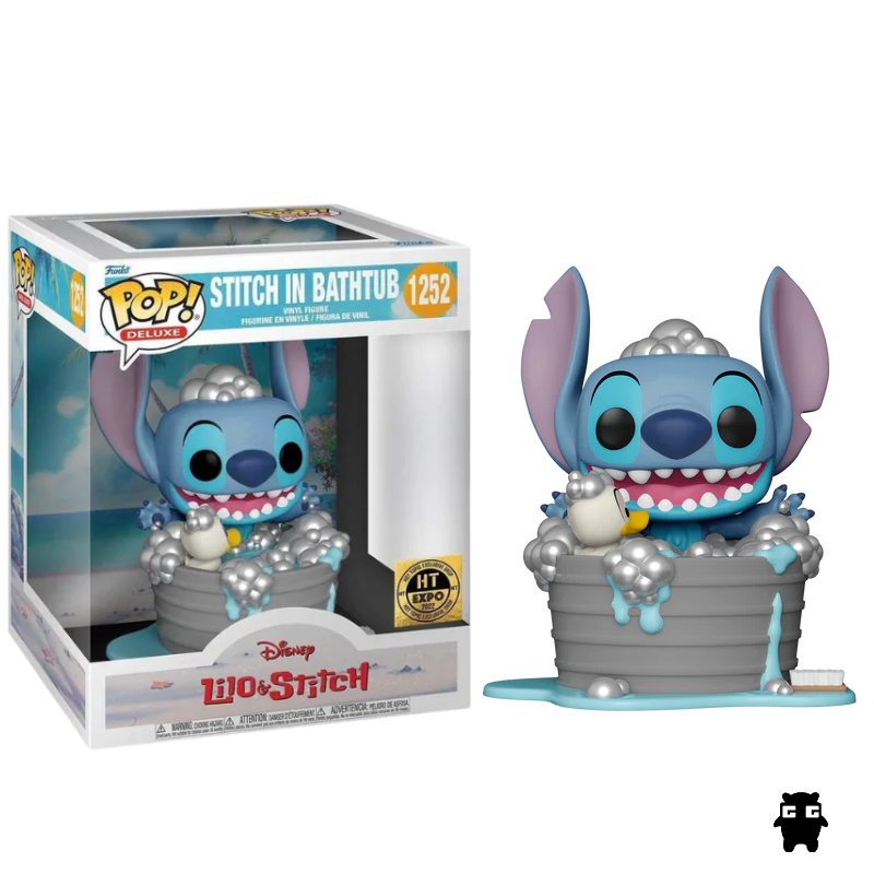 Funko Pop Deluxe Disney Stitch En Bañera HT Expo 1252