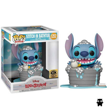 Funko Pop Deluxe Disney Stitch En Bañera HT Expo 1252