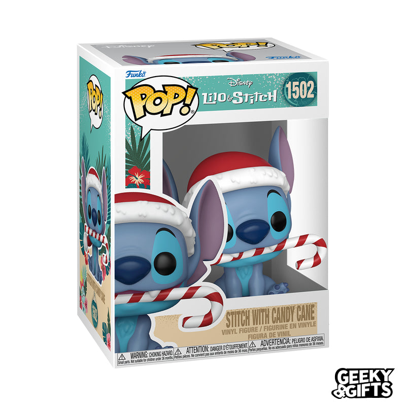 Preventa Funko Pop Disney: Lilo and Stitch - Stitch with Candy Cane 1502