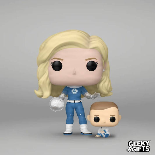 Funko Pop Marvel: Fantastic Four - Invisible Woman and Franklin 1514