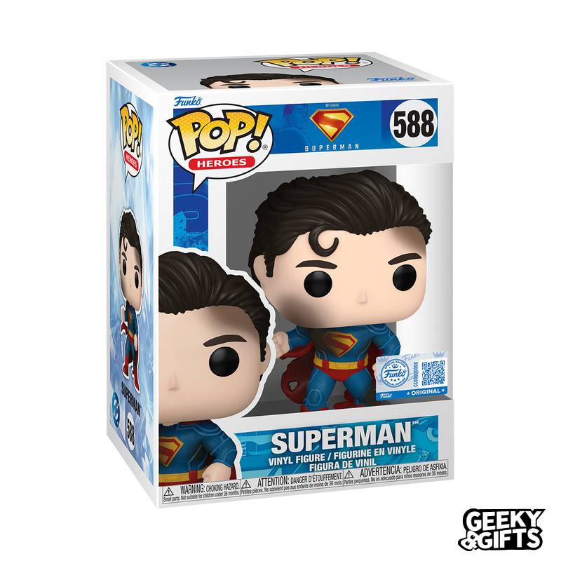 Funko Pop Heroes: Superman 2025 - Superman Battle Damaged 588 Exclusivo