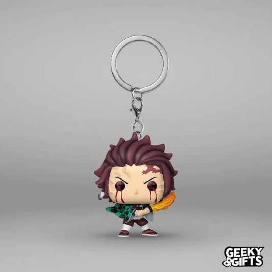 Preventa Funko Pocket Pop Keychain: Demon Slayer - Tanjiro Respiracion Solar Llavero