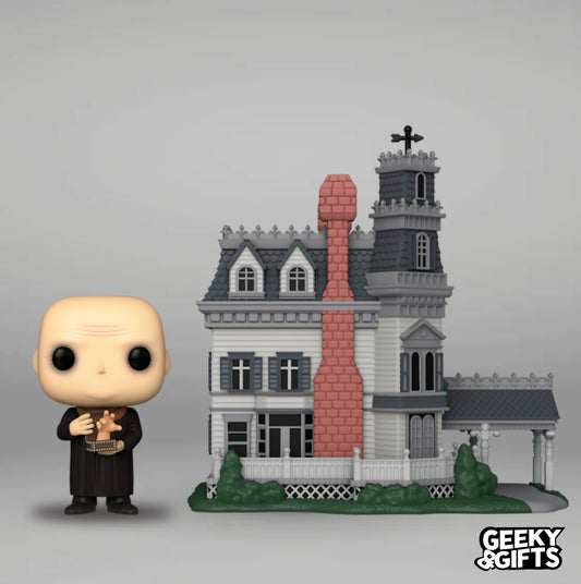 Preventa Funko Pop Town: The Addams Family - Uncle Fester and Addams Family Mansion 40