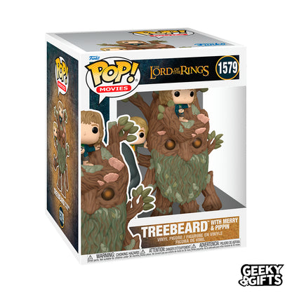 Funko Pop Super: The Lord of The Rings - Treebeard with Merry and Pippin 1579