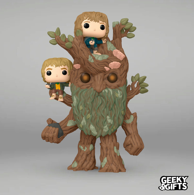 Funko Pop Super: The Lord of The Rings - Treebeard with Merry and Pippin 1579