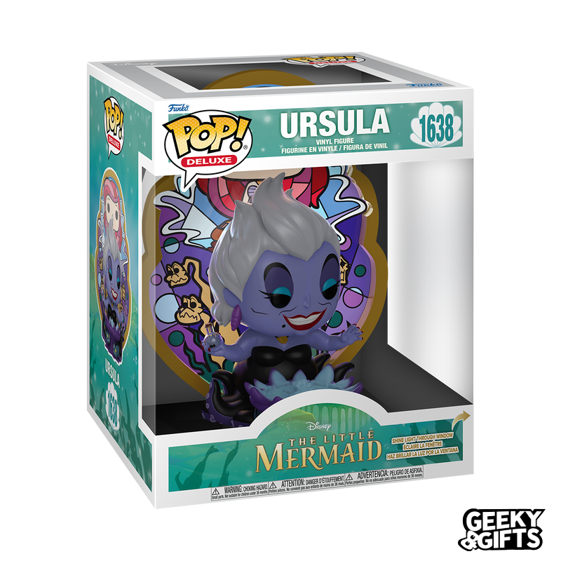 Preventa Funko Pop Deluxe: The Little Mermaid  - Ursula Stained Glass 1638