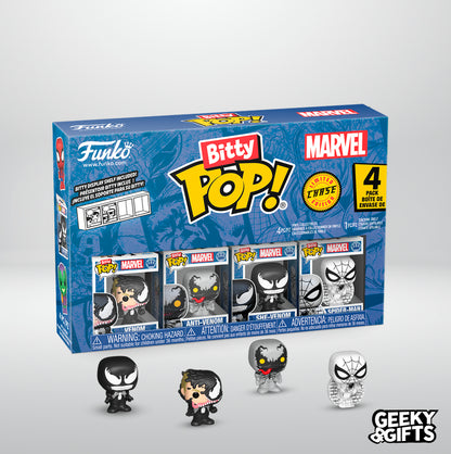 Funko Bitty Pop Marvel: SpiderMan - Venom 4 Pack
