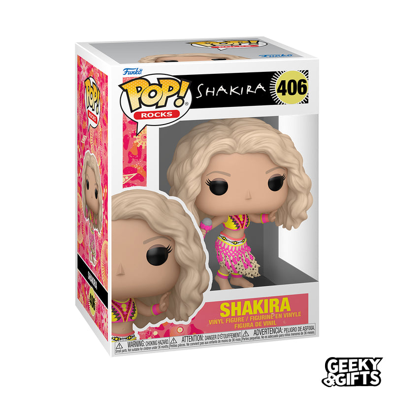 Preventa Funko Pop Rocks: Shakira - Shakira Waka Waka 406