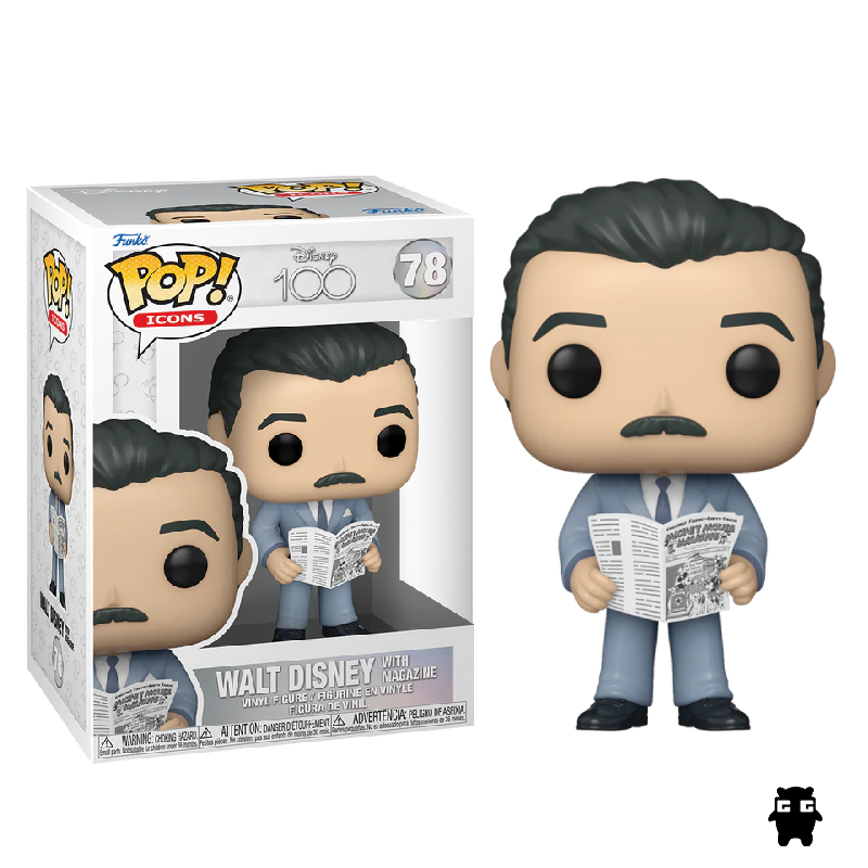 Funko Pop Icons: Walt Disney with Magazine 78