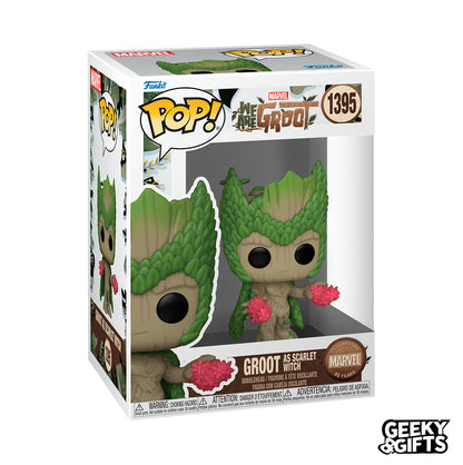 Funko Pop Marvel: We are Groot - Groot as Scarlet Witch 1395