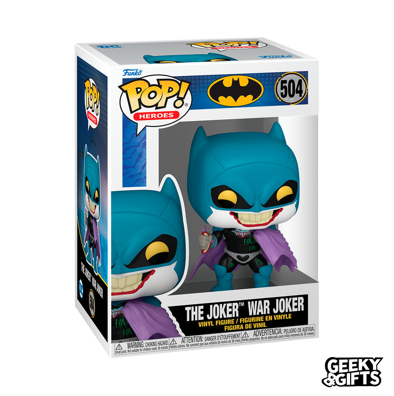 Funko Pop Heroes: Batman - The Joker War Joker 504