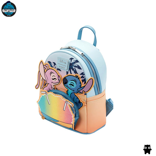 Loungefly Mini Backpack Disney Lilo And Stitch Snow Cone Date Night
