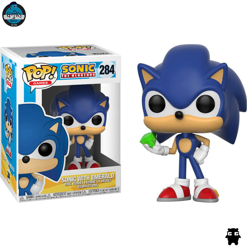 Funko Pop Games Sonic With Emerald 284