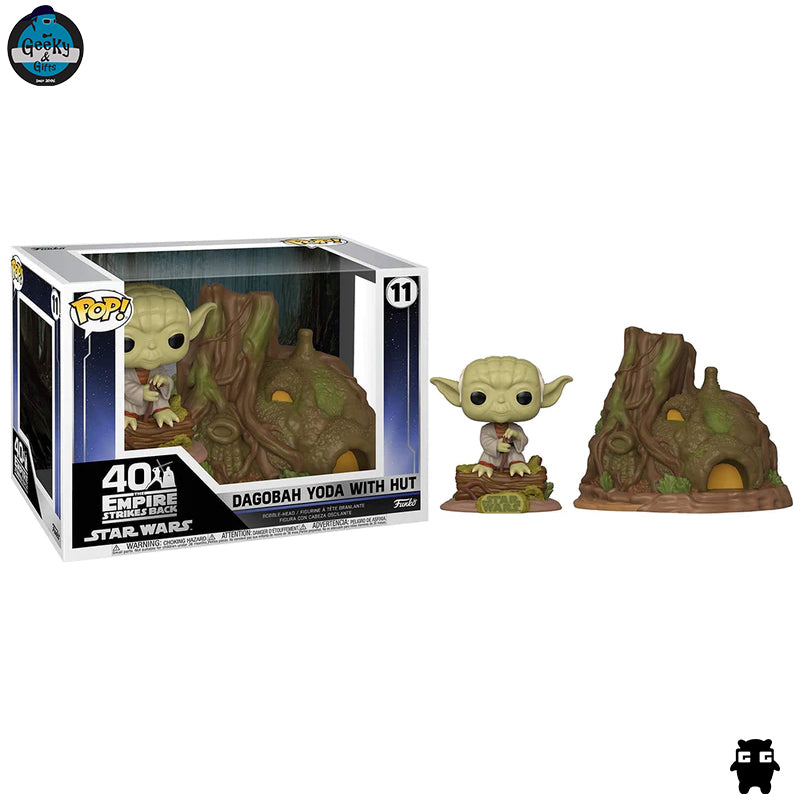 Funko Pop Town Star Wars Dagobah Yoda With Hut 11