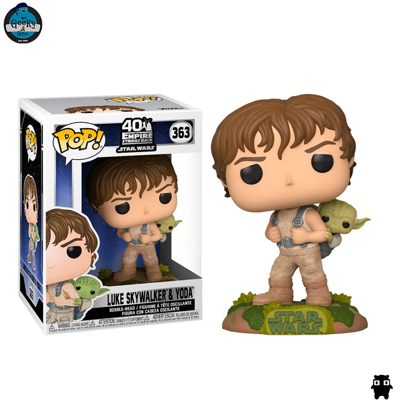 Funko Pop Star Wars Luke Skywalker and Yoda 363