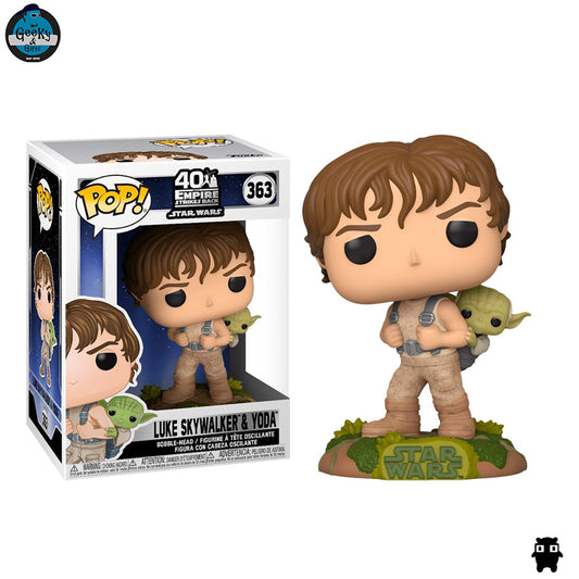 Funko Pop Star Wars Luke Skywalker and Yoda 363