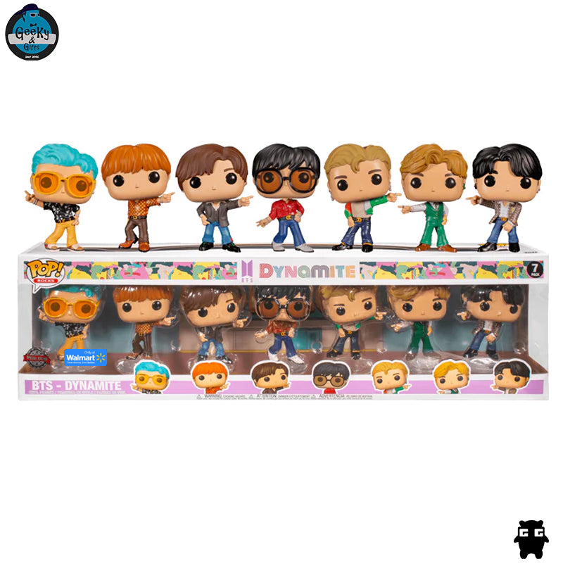 Funko Pop Rocks BTS Dynamite 7 Pack