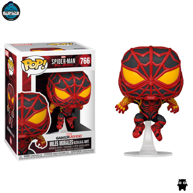 Funko Pop Marvel Miles Morales Strike Suit 766