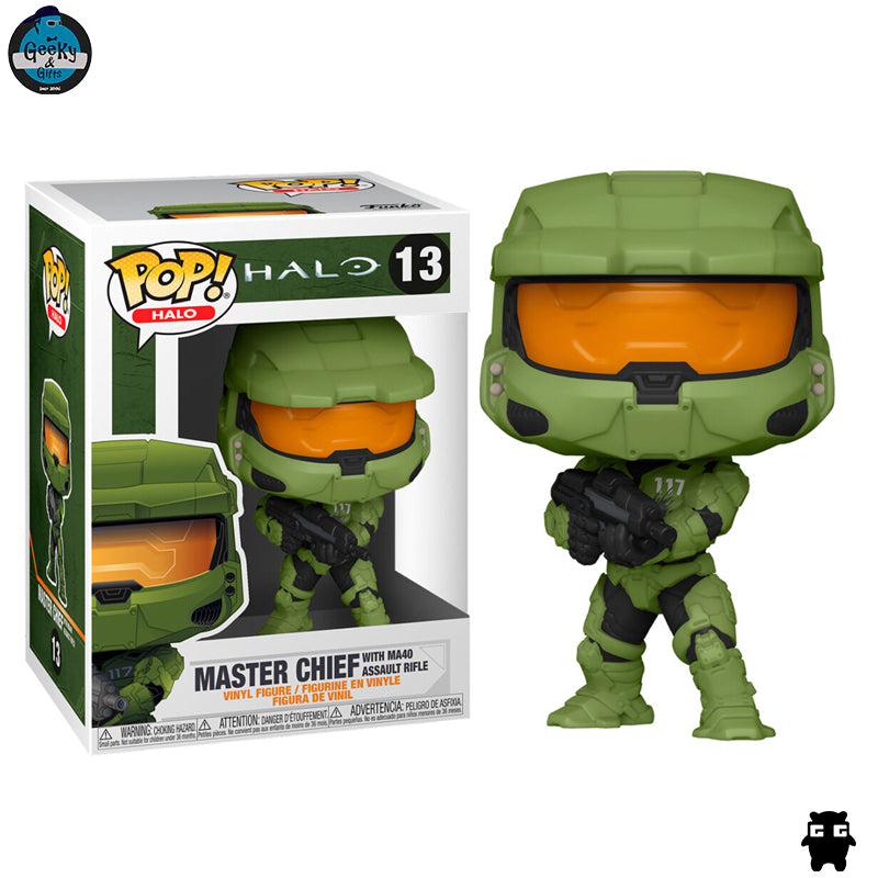 Funko Pop Games Master Chief With MA40 Assault Rifle 13