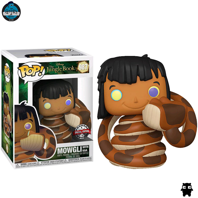 Funko Pop Disney Mowgli with Kaa 987