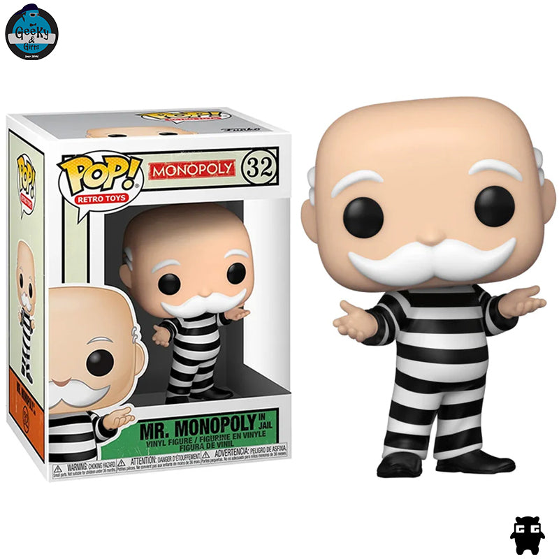 Funko Pop Retro Toys Mr Monopoly In Jail 32