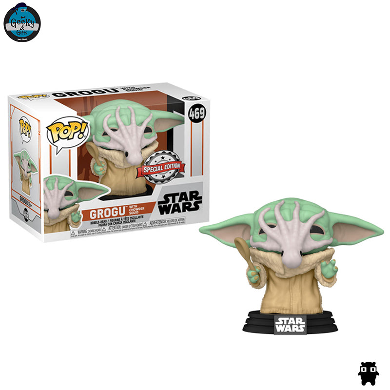 Funko Pop Star Wars Grogu with Chowder Squid 469