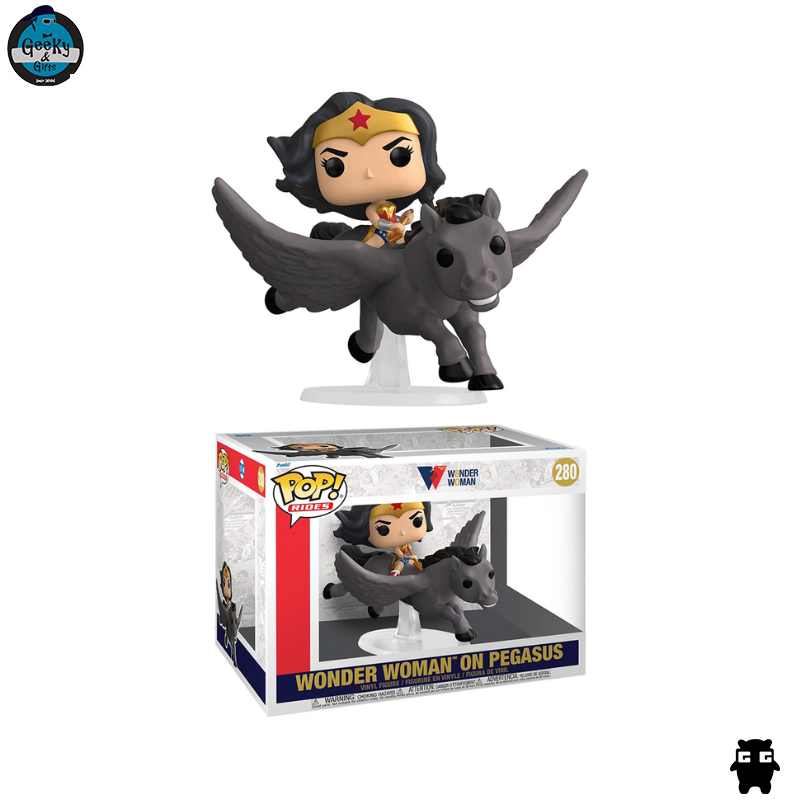 Funko Pop Rides Wonder Woman on Pegasus 280