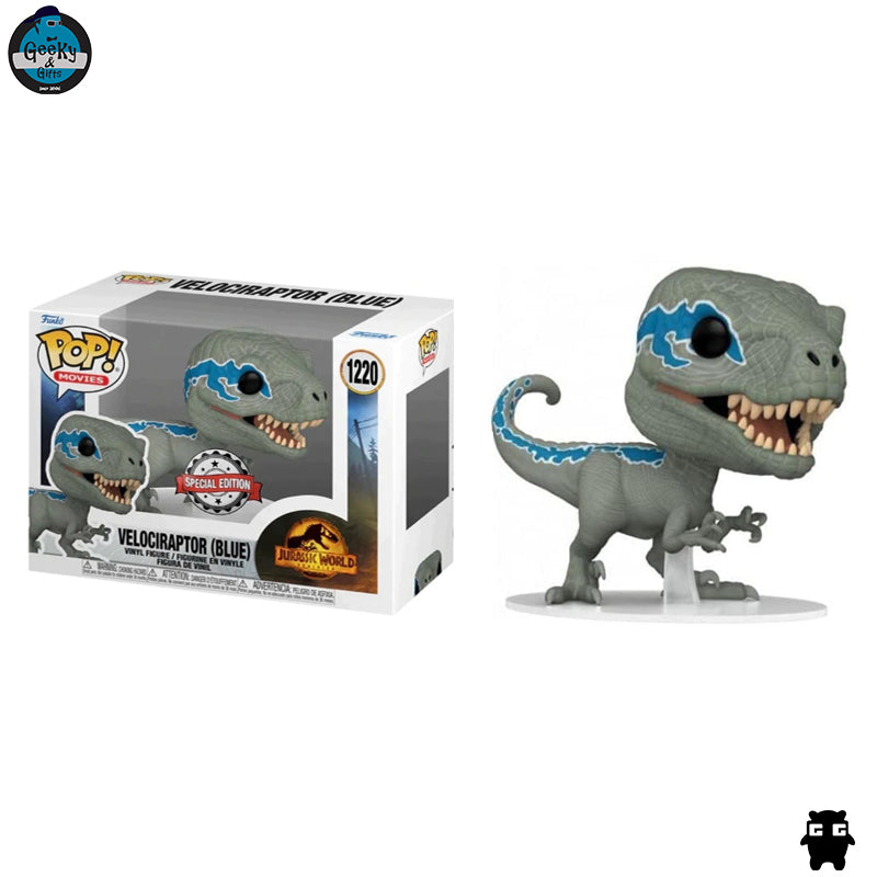 Funko Pop Movies Velociraptor Blue 1220