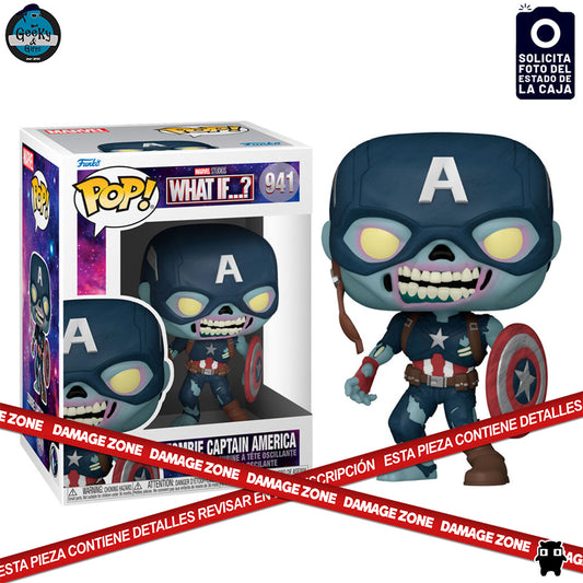 Funko Pop Marvel Zombie Captain America 941