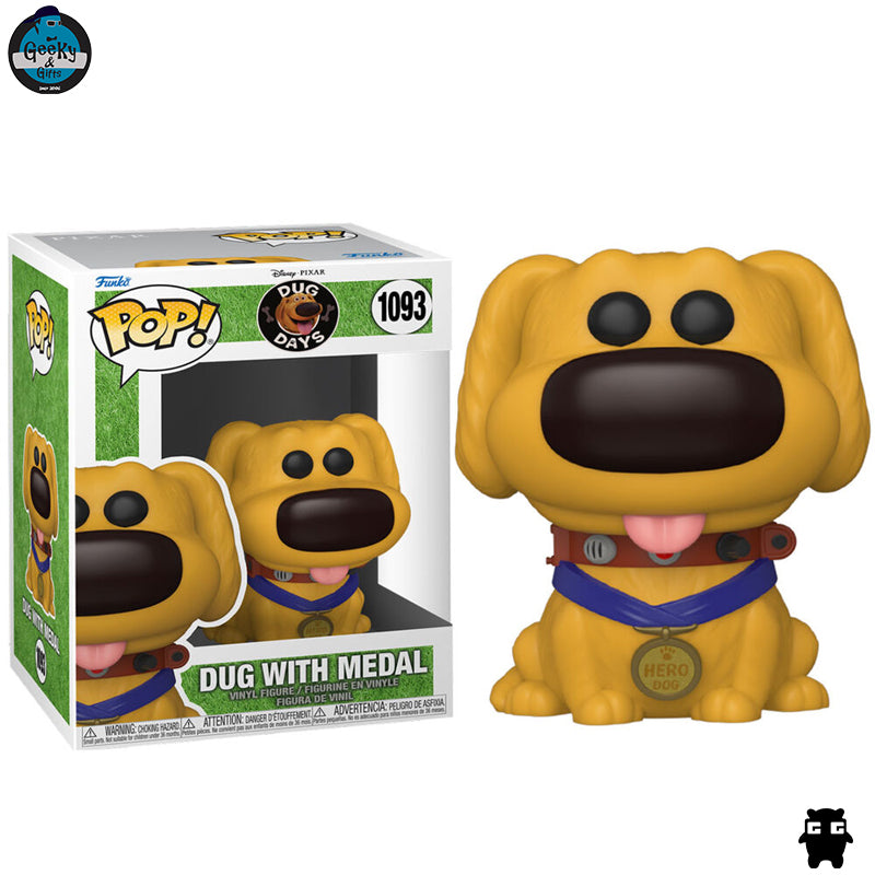 Funko Pop Disney Dug with Medal 1093