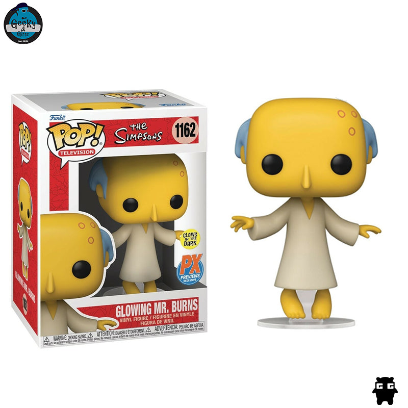 Funko Pop Television Glowing Mr Burns 1162