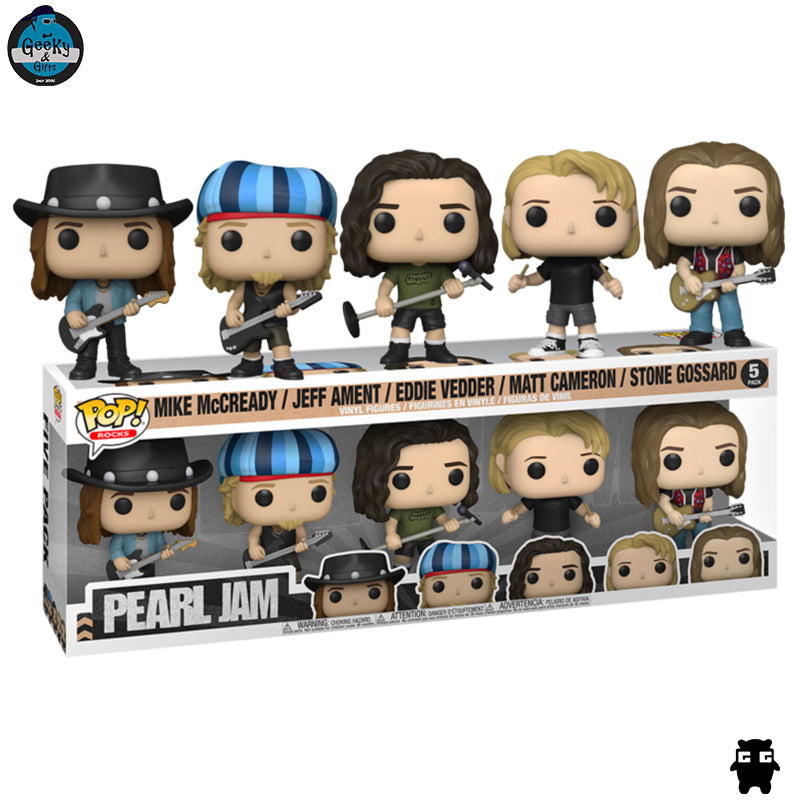 Funko Pop Rocks Pearl Jam 5 Pack