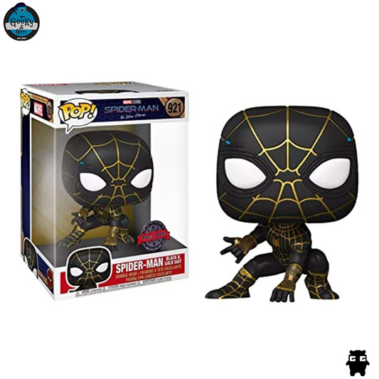 Funko Pop Jumbo Spider Man Black & Gold Suit 921